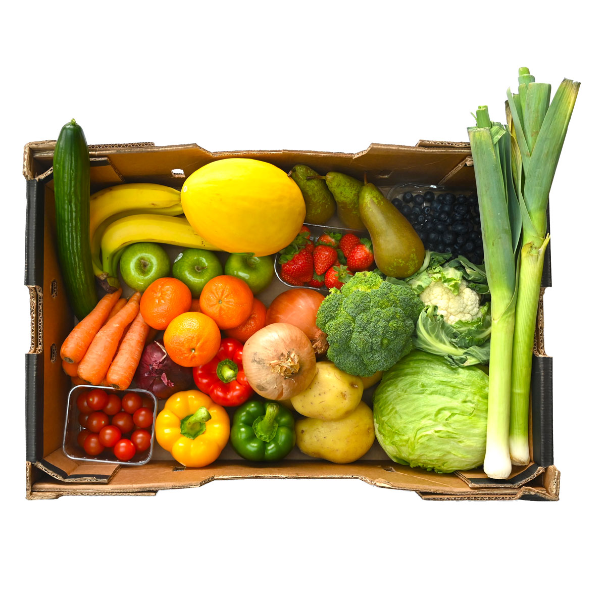 Fruit and Vegetable Box Caterfish & Tudor Seafoods
